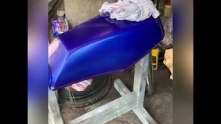 Restorasi rx king cobra th 94 jadi style bandungan