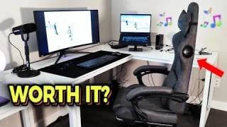 GTPLAYER Gaming Chair Review — Footrest + Bluetooth Speakers