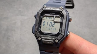 Timer & Stopwatch On Casio WS B1000 Watch