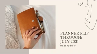 Planner Flip Through: July 2021 feat. Gillio A6 in Gold