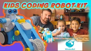 WhalesBot B3 Pro Coding Robot Toy Unboxing Review Build & Play video for Kids, Coding STEM Education