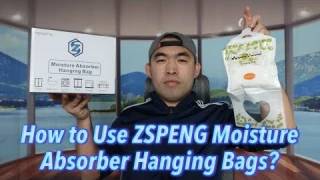 How to Use ZSPENG Moisture Absorber Hanging Bags?