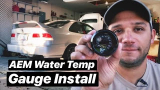 AEM Water Temperature Gauge Install on Project Civic EK / Is it over heating?