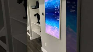 The Frame TV Meets MagicMIrror #magicmirror #homeassistant #frametv