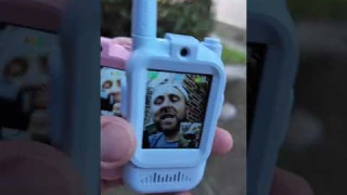 These walkie talkies have built in Cameras and voice changers #walkietalkies #giftsforkids #shorts