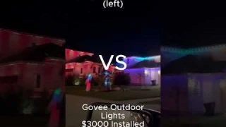 Gemstone Lights Vs Govee Outdoor Lights. #govee #goveelights #gemstonelights