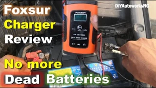 FOXSUR Pulse Charger REVIEW (Cheap car battery charger): Easy way to KEEP BATTERY during lockdown