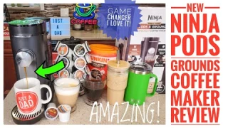 NEW! Ninja Pods & Grounds Specialty Single Serve K-Cup Coffee Maker Review   I LOVE IT!!!!