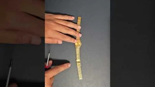 How to adjust watch strap metal casio #smartphone #watchstrap