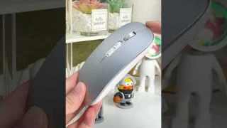 rechargeable stylish slim mouse, Bluetooth and 2.4G wireless iPad accessories #ifacemall #ipad