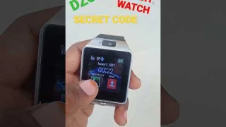 dz09 smartwatch secret code and All smart watches