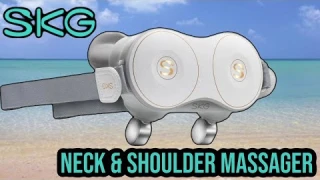 SKG H7 Neck & Shoulder Massager Relieves Aches & Pains Anytime Anywhere!