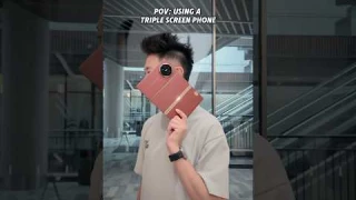 Huawei Mate XT Ultimate Hands On! First tri-foldable phone in the world 🤯🤯 #huaweimatextultimate