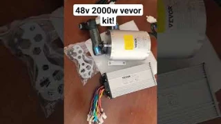 Vevor motor kit and 48v battery came! #bikelife #razor #ebike #pitbike