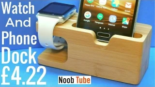 iWatch Charger iPhone Charging Dock Apple Smart Watch Series 1 & 2 Docking Station Stand Hub Review