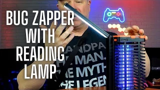 Solar Bug Zapper for Outdoor Indoor | Electric Zapper w/Reading Lamp