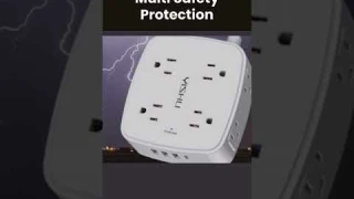 Efficient Charging Solutions: YISHU Surge Protector Power Strip Review! #shorts