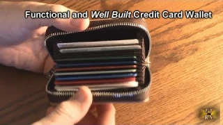 REVIEW FurArt Credit Card Wallet, Zipper Card Cases Holder RFID Blocking, Compact Size (Rose Pink)