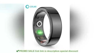 COLMI R02 Smart Ring Military Grade Titanium Steel Shell Health Monitoring IP68 & 3ATM Waterproof Mu