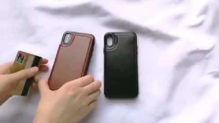 Premium iPhone Case – Leather Wallet Cover with Card Holder