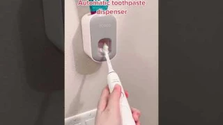 Automatic toothpaste dispenser! #automatic #toothpaste #home #bathroomrenovation #bathroom