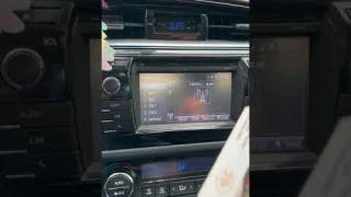 2015 Toyota Corolla touch screen issue fix.