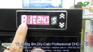 Giới thiệu tủ chống ẩm Dry-Cabi DHC-80 dung tích 80 lít