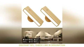 Nordic Wood Wall Lamp With 360 Rotation Dimmable Wall Sconce Magnetic For Bedroom Cordless Wall Moun