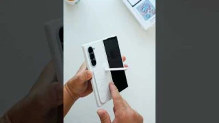 Samsung Galaxy Z Fold 6 Silicone Case with Kickstand and Strap