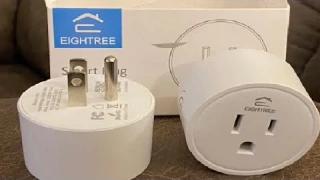 Smart Wifi Plug EIGHTREE, Alexa Wifi Plugs Review, Use your voice to power on and off devices