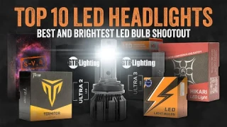 Top 10 Brightest LED Headlight Bulbs Ranked | Best LED 2025 Shootout by Headlight Revolution