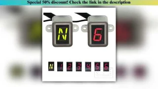 Review Super 6 Speed Display Universal Digital Off-road Motorcycle Motocross Light Neutral Gear Ind