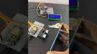 Wireless Distance Measurement with ESP8266 & Ultrasonic Sensor @TMEEducation #arduino #technology