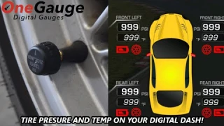 OneGauge Tire Pressure and Temperature Monitoring