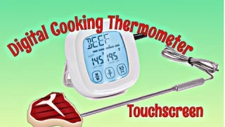 Adoric Touchscreen Digital Cooking  Thermometer w/Timer