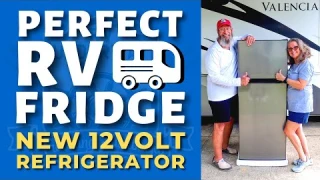 Install and Review New 12 Volt RV Refrigerator - A  Perfect Fit For Us