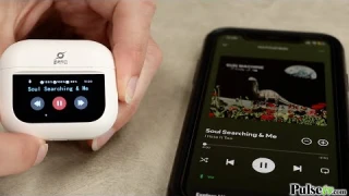 True Wireless Earbuds with Touch Screen Smart Case