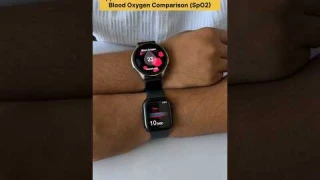Amazfit GTR 4 Vs Apple Watch Series 9 Blood Oxygen (SpO2) Comparison #amazfitgtr4 #applewatch9