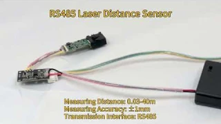Laser Distance Sensor with RS485 Test Demo | High Accuracy and Stability Showcase
