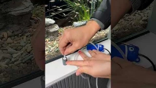 how to setup aquarium air pump #aquarium #fish #shorts #shortsvideo #shortsvideo