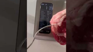 Smart food scale simplifies macro tracking #macros #foodscale #diet