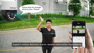 SH072 8MP 2.4/5GWiFi, Supports humanoid tracking and humanoid detection