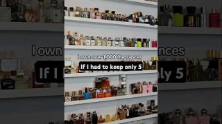 Only 5 fragrances for life out of my 1000+ collection #fragrance #perfume