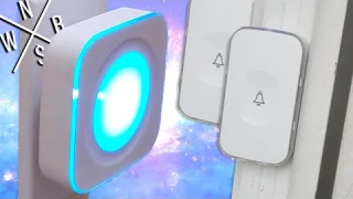 Wireless Doorbell Kit w/ Two Buttons - Unboxing & Review