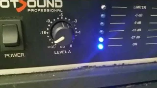 Amplificador  hot sound  hs 2150 300w.rms