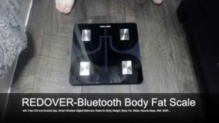 REDOVER Bluetooth Body Fat Scale Review, Great Scale, Smart App Integration is Amazing!