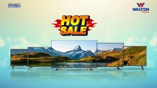 ওয়ালটন টিভি কিনুন পাইকারি দামে_32"_W32D120EG1 813mm HD ANDROID TV_Smart_Wholesale Price_WaltonEle