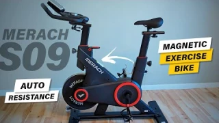 This MERACH Exercise Bike is a HUGE UPGRADE!!