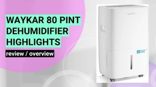 Waykar 80 Pints Dehumidifier Review: Efficient Moisture Control for Large Spaces