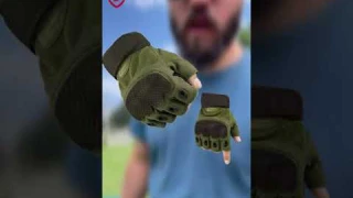 Half Finger Premium Biker Gloves by Dominance